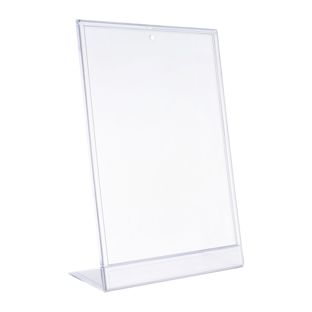 L-standaard, A4, staand, PS + PVC 