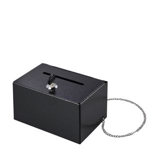 Donatiebox afsluitbaar, metaal null