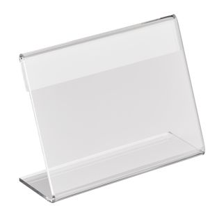 L-standaard, acryl liggend formaat | 95 x 70 mm
