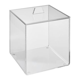 Acrylbox met deksel 150 x 150 x 150 mm  | opliggende deksel 