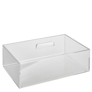 Acrylbox met deksel 300 x 200 x 100 mm  | opliggende deksel 