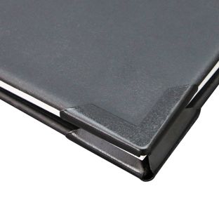 Boekhoeken metaal PS 30 - 30 x 30 mm  | zwart gelakt 