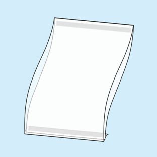 Posterhoezen, hard PVC 