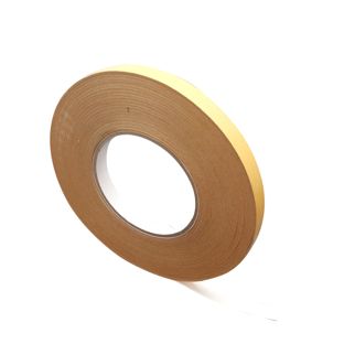 Dubbelzijdig PVC tape, wit, sterke acrylaatlijm, CLM22 12 mm