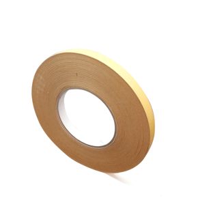 Dubbelzijdig PVC tape, wit, sterke acrylaatlijm, CLM22 9 mm