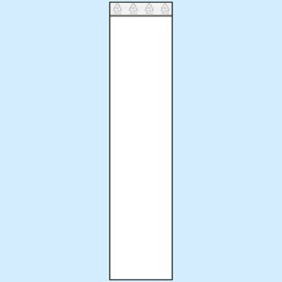 Gripzakken, PE-folie 50 µm | 40 x 170 mm 
