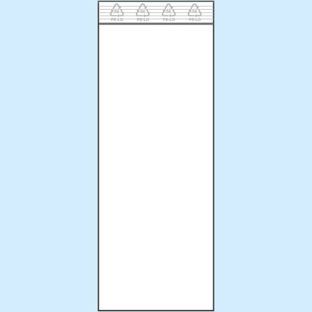 Gripzakken, PE-folie 50 µm | 60 x 160 mm 