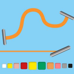 Plat elastiek met splinten | speciale productie 