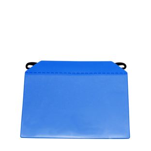 Logistieke hoezen/markeringshoezen voor draadboxen, met ophanghaken en magneetstrip A5                                                                                                                                 | liggend formaat 