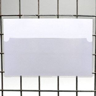 Logistieke hoezen/markeringshoezen voor draadboxen, met klemmen 