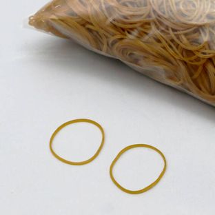Rubberen elastieken, naturel 40 mm | 1.5 mm