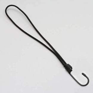 Spanners/spanelastieken met metalen haak 300 mm | zwart 