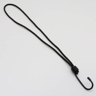 Spanners/spanelastieken met metalen haak 350 mm | zwart 