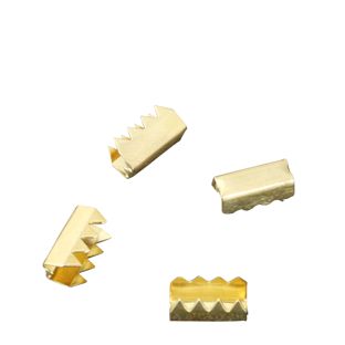 Metalen splinten, 9 x 4,4 x 5,1 mm, vermessingd 