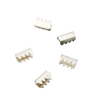 Metalen splinten, 9 x 4,4 x 5,5 mm, vernikkeld 