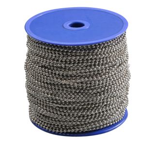 Kogelketting op rol 100 m | 2.4 mm | zilver  | metaal 