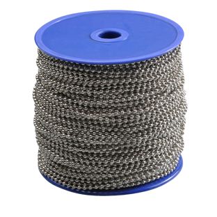 Kogelketting op rol 50 m | 3.2 mm | zilver  | metaal 