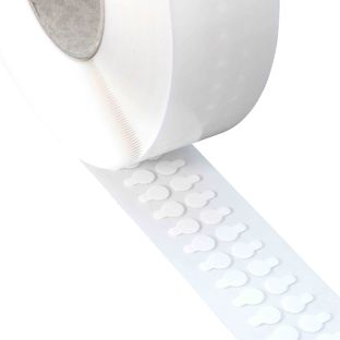 Dubbelzijdige kleefrondjes, puur acrylaat, 1 mm dik, sterk/sterk 15 mm | 3000 st
