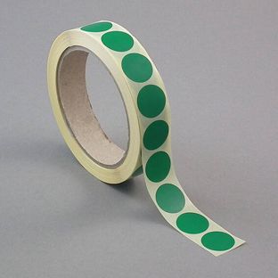 Markerings kleefrondjes, papier donkergroen  | 30 mm
