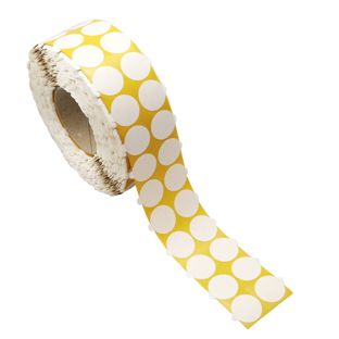 Dubbelzijdige kleefrondjes, tissue, permanent/permanent 40 mm | 2500 st