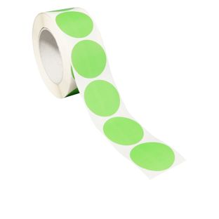 Markerings kleefrondjes, papier lichtgroen  | 40 mm