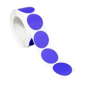 Markerings kleefrondjes, papier donkerblauw  | 50 mm