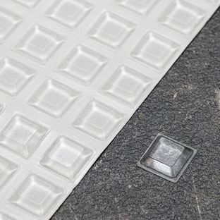 Stootdoppen, 12,7 x 12,7 mm, vierkant, zelfklevend (242 Stuks) 