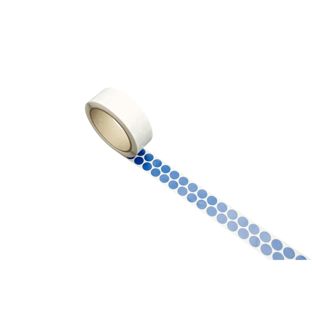 Textiel versterkte kleefrondjes, donkerblauw 15 mm | 1000 st