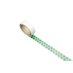 Textiel versterkte kleefrondjes, groen 15 mm | 1000 st