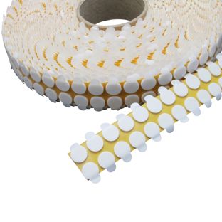 Dubbelzijdige kleefrondjes, PE-foam, 1 mm dik, sterk/sterk 20 mm | 1000 st