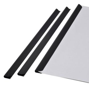 Klemruggen A5, zwart, 3-4 mm 