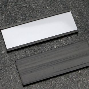 Etikethouder, C-profiel, magnetisch, secties 40 mm | 100 mm | niet zelfklevend 