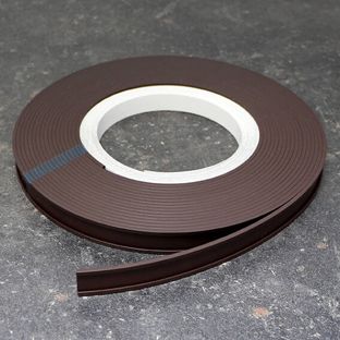 Etikethouder, C-profiel, magnetisch, rol á 10 m 20 mm | incl. etiket en beschermfolie  | 10 m