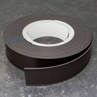 Etikethouder, C-profiel, magnetisch, rol á 10 m 50 mm | incl. etiket en beschermfolie  | 10 m