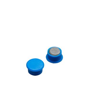 Kantoor-/bordmagneet, rond 13 mm | blauw 