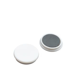 Kantoor-/bordmagneet, rond 32 mm | wit 