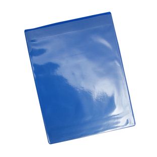 Magnetische hoezen voor A4, met 1 magneetstrip, korte zijde geopend, blauw 
