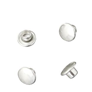 Dubbele holnieten, bovenste deel (kap), type A, 7 mm kopdiameter 