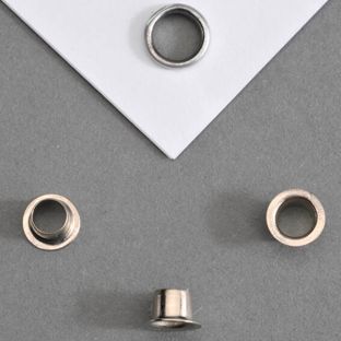 Flensringen/eyelets voor papier Nr. 24 - 4mm - 2,9mm  | vernikkeld 
