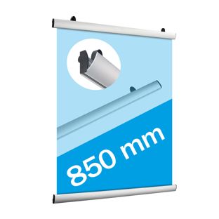 Posterstrips, aluminium, scharnierend 850 mm