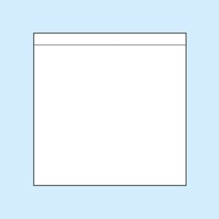 Insteekhoezen, zelfklevend 60 x 55/60 mm  | eenzijdig  | zonder vulcapaciteit  | PP 
