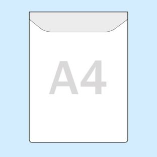 Insteekhoezen, zelfklevend A4  | korte zijde  | zonder vulcapaciteit  | zacht-PVC 