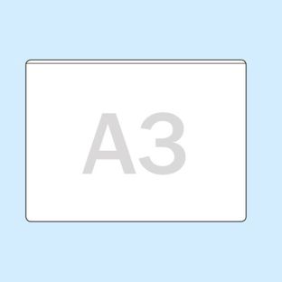 Insteekhoezen, zelfklevend A3  | lange zijde  | zonder vulcapaciteit  | PP 