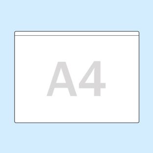 Insteekhoezen, zelfklevend A4  | lange zijde  | zonder vulcapaciteit  | PP 
