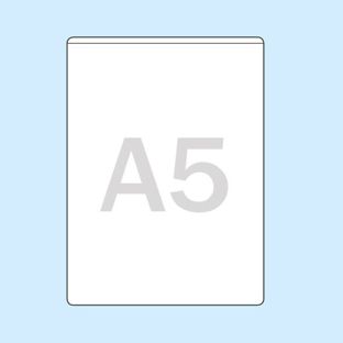 Insteekhoezen, zelfklevend A5  | korte zijde  | zonder vulcapaciteit  | PP 