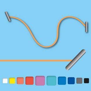 Rond elastiek met splinten | speciale productie 