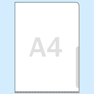 L-mappen voor inhoud A4, transparant glad  | 150 µm