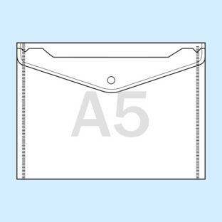 Documentenmappen voor inhoud A5, PP-folie 180 µm 
