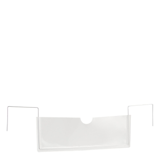 Draadbeugel zakken voor kunststof kratten/stapelbakken, 240 x 90 mm, lange zijde geopend 