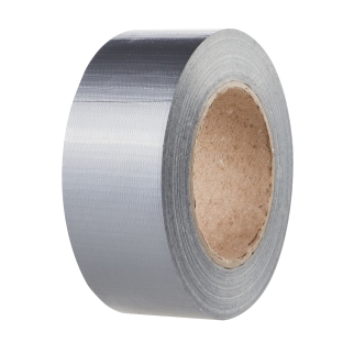 Duct tape op basis van textiel sterk en permanent klevend zilver | 48 mm
